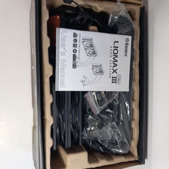 Enermax Liqmax III ARGB CPU Liquid Cooler Open Box Unused in Original Packaging - Picture 7 of 10
